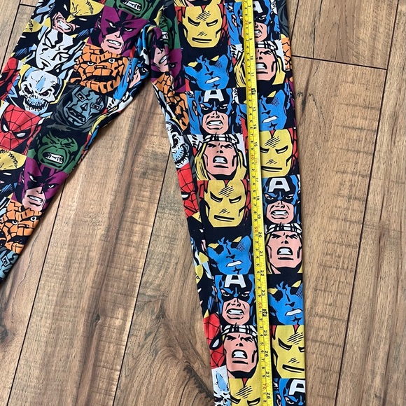 Women’s Marvel Superhero Print Leggings Size S, Spider Man, Iron Man, Hulk - Picture 4 of 8